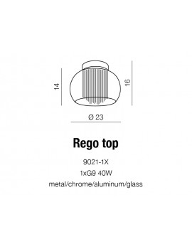 Szklany plafon - REGO 23 TOP AZ1001 - Azzardo