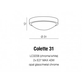 Nowoczesny plafon - COLETTE 31 AZ1311 - Azzardo